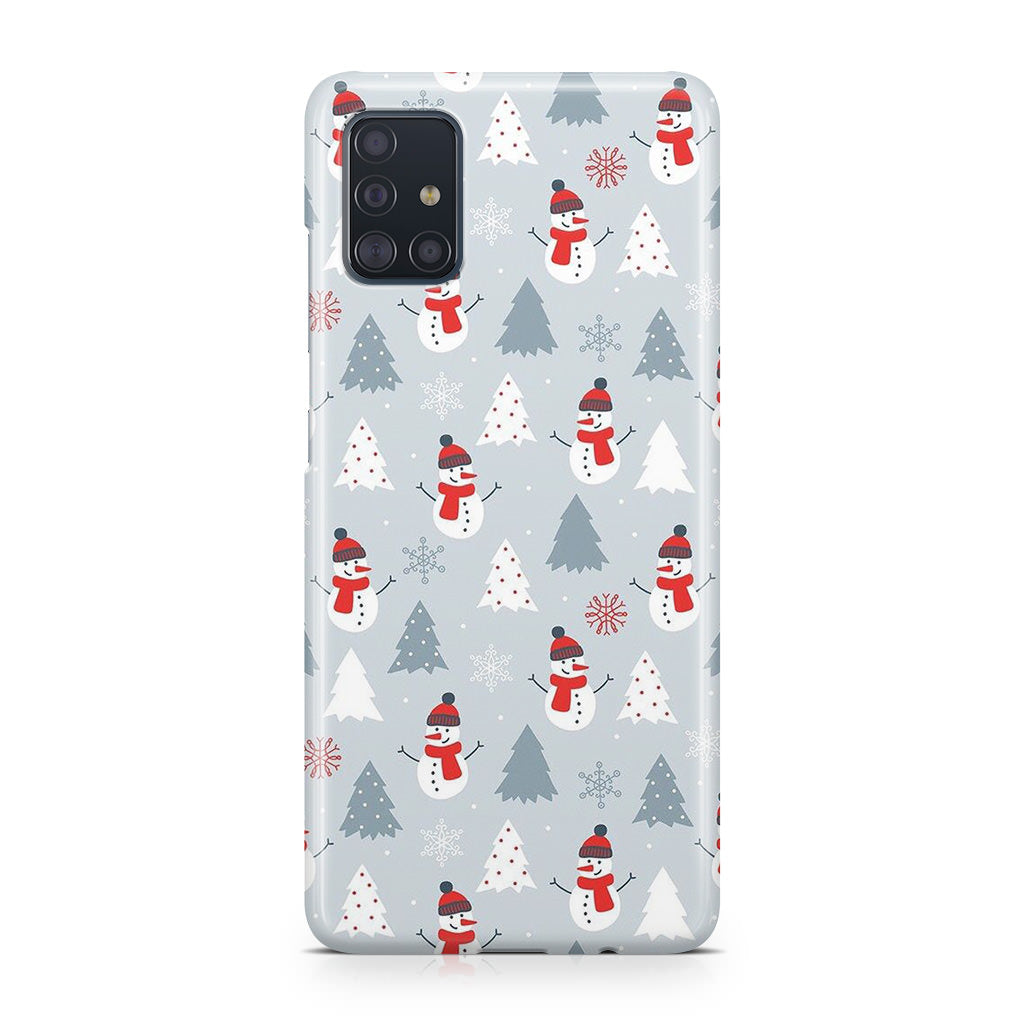 Snowmans Pattern Galaxy A51 / A71 Case