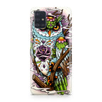 Sugar Skull Owl Tattoo Galaxy A51 / A71 Case