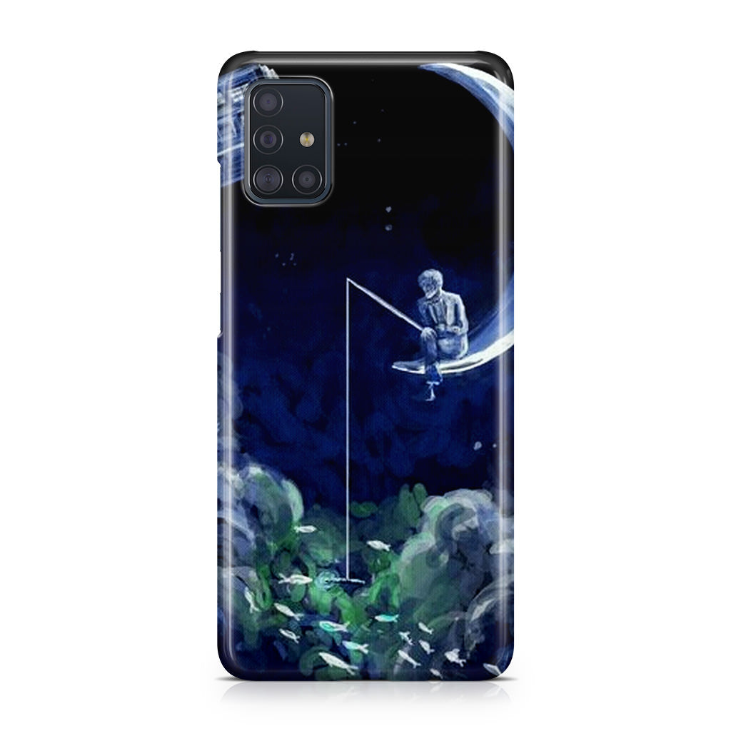 Tardis Walking To The Moon Galaxy A51 / A71 Case