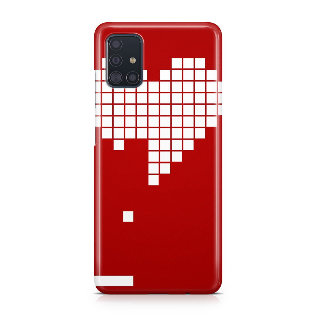 Tetris Heart Galaxy A51 / A71 Case