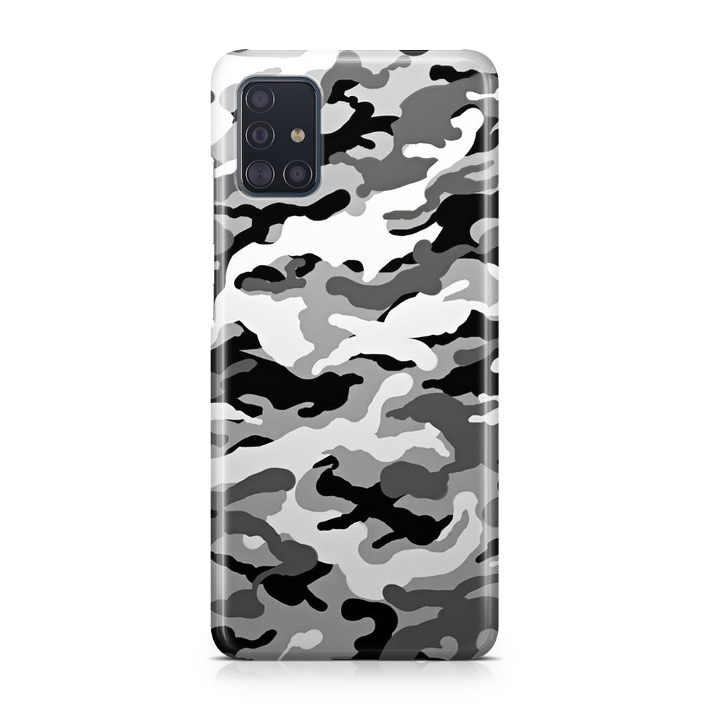 Winter Army Camo Galaxy A51 / A71 Case