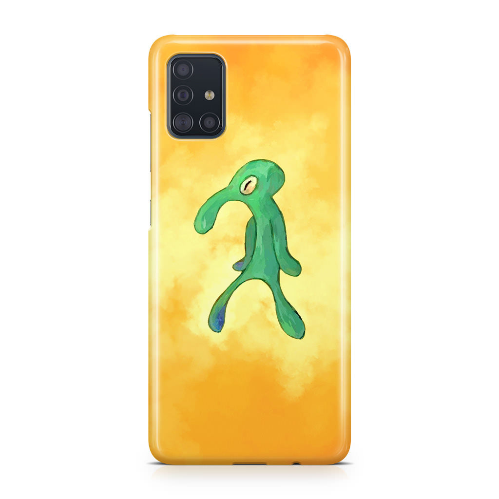 Bold and Brash Squidward Painting Galaxy A51 / A71 Case