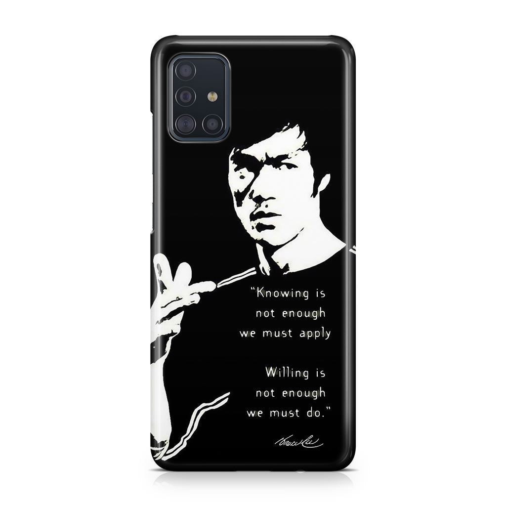 Bruce Lee Quotes Galaxy A51 / A71 Case