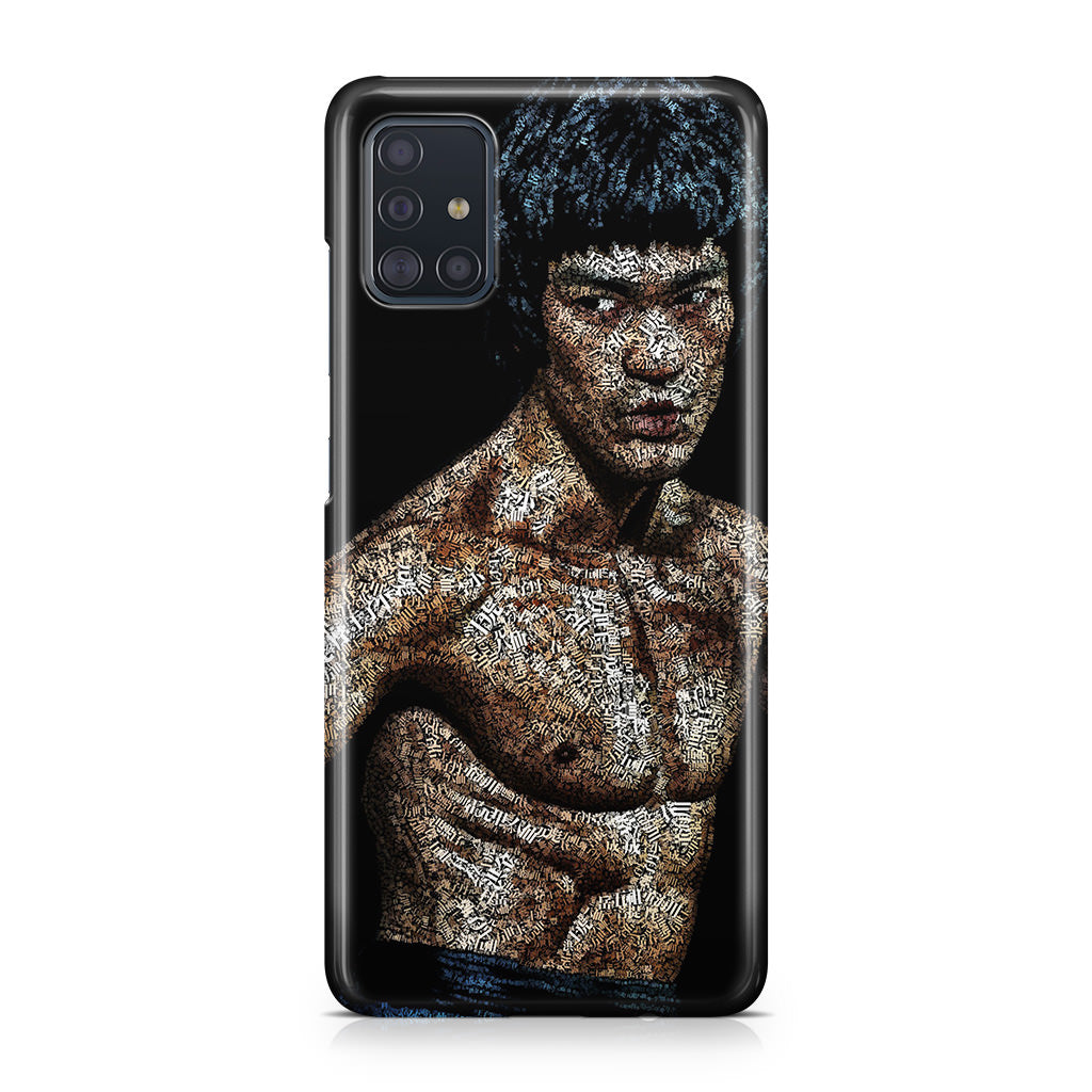 Bruce Lee Typograph Galaxy A51 / A71 Case