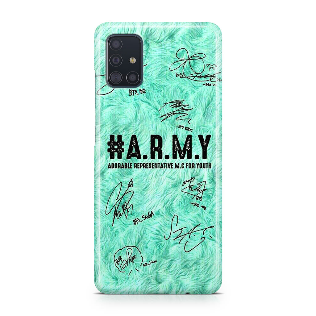 BTS Army Signature Galaxy A51 / A71 Case