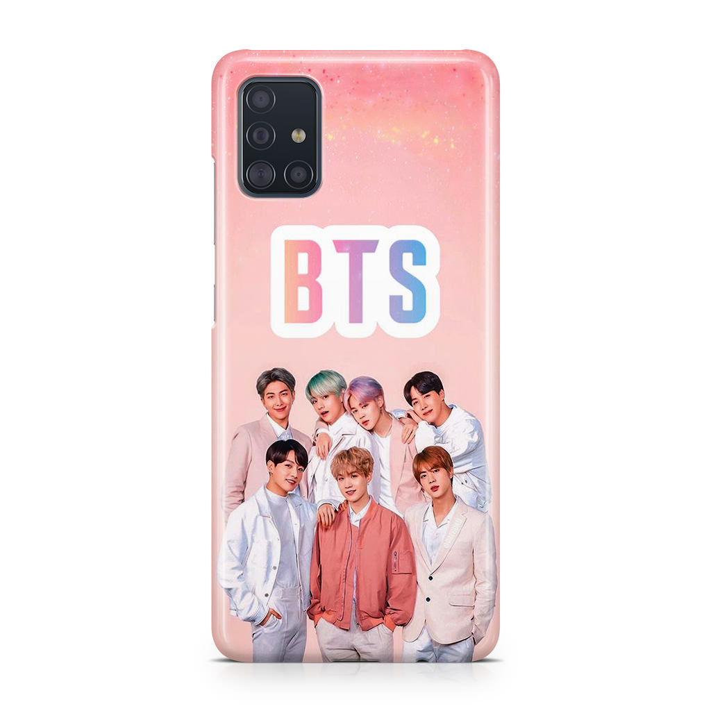 BTS Member in Pink Galaxy A51 / A71 Case