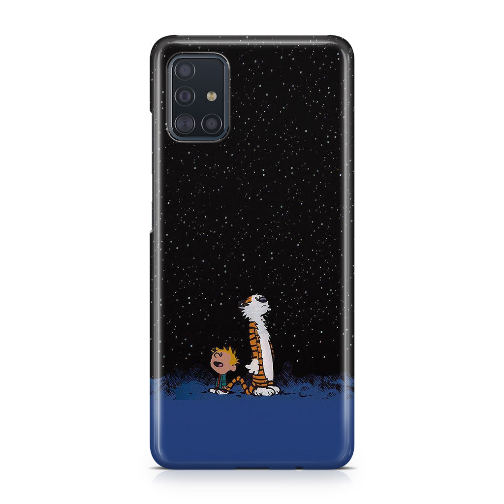 Calvin and Hobbes Space Galaxy A51 / A71 Case