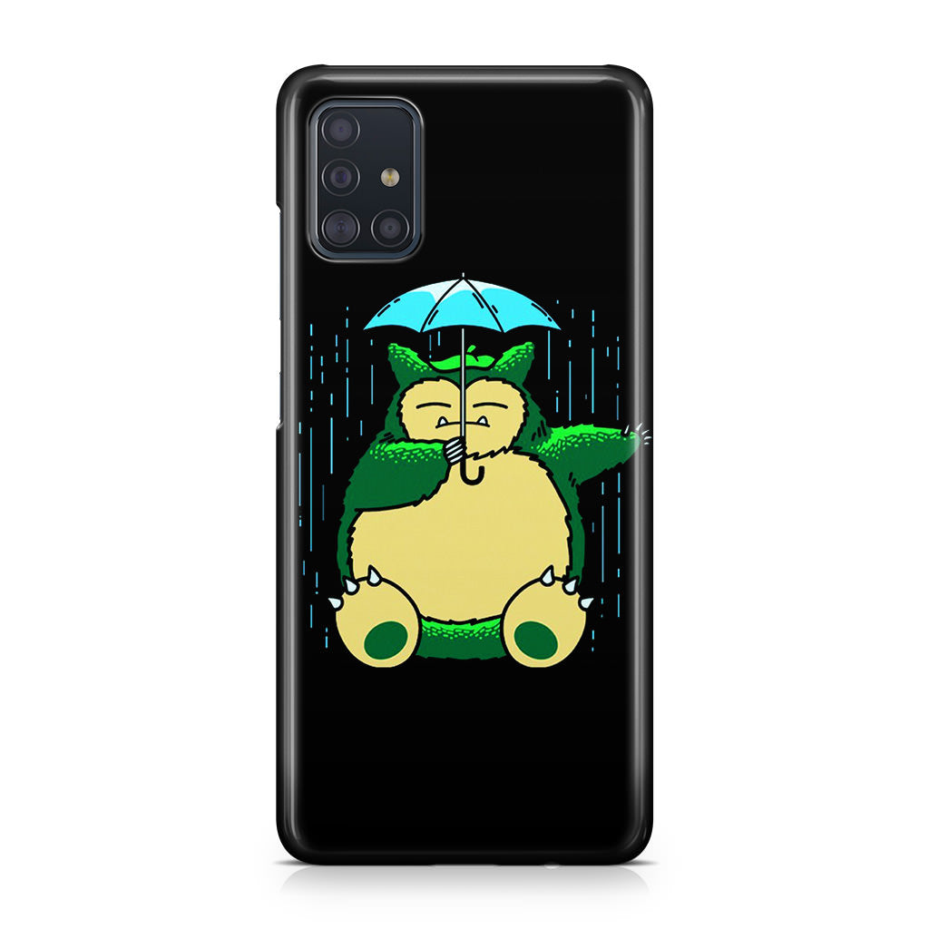 Cute Snorlax Umbrella Galaxy A51 / A71 Case