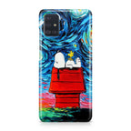 Dog Lying Under Starry Night Van Gogh Galaxy A51 / A71 Case
