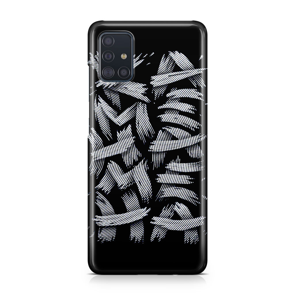 Dragon Ball Kamehameha Font Art Galaxy A51 / A71 Case