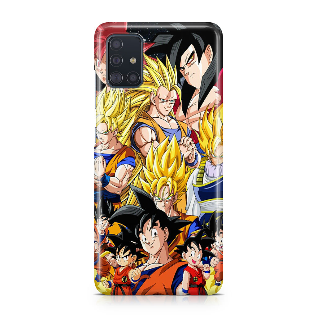 Dragon Ball Z Son Goku Transformation Galaxy A51 / A71 Case