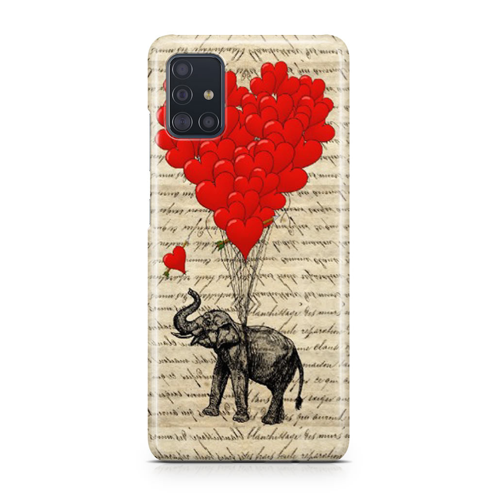 Elephant And Heart Galaxy A51 / A71 Case