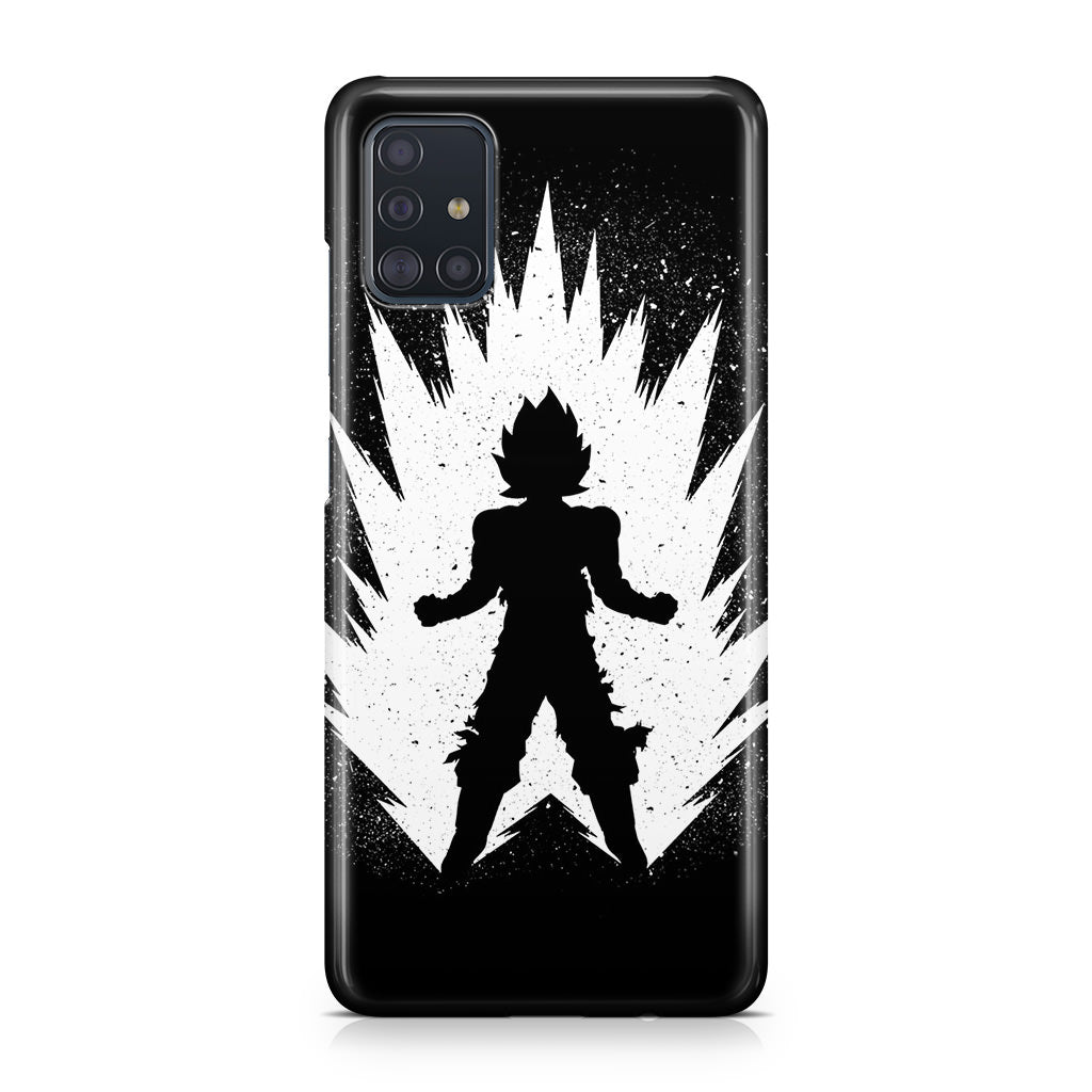 Goku Super Saiyan Black White Galaxy A51 / A71 Case