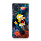 Homer Behind The Black Hole Galaxy A51 / A71 Case