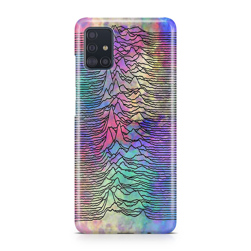 Joy Division Unknown Pleasures Colorful Galaxy A51 / A71 Case