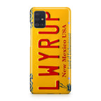 LWYRUP License Plate Galaxy A51 / A71 Case