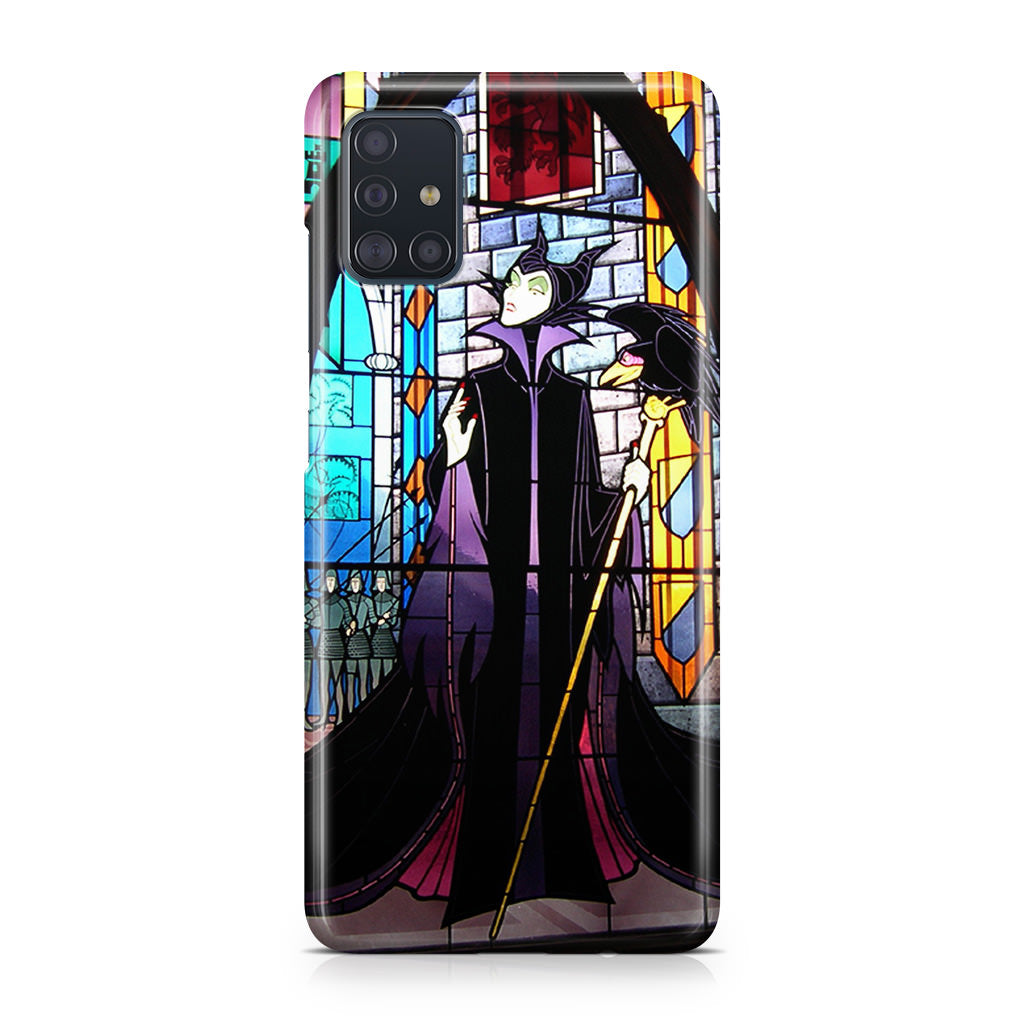 Maleficent Sleeping Beauty Glass Art Galaxy A51 / A71 Case