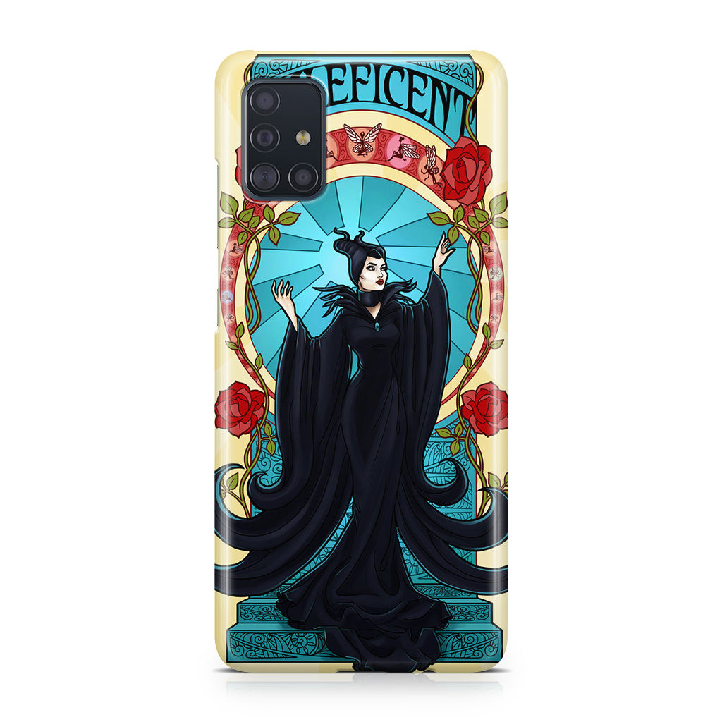 Maleficent With Flower Galaxy A51 / A71 Case