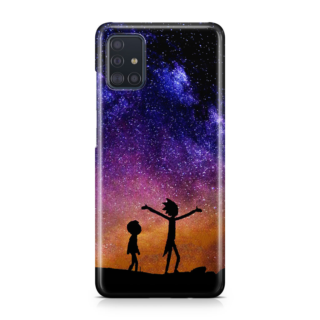 Rick And Morty Space Nebula Galaxy A51 / A71 Case