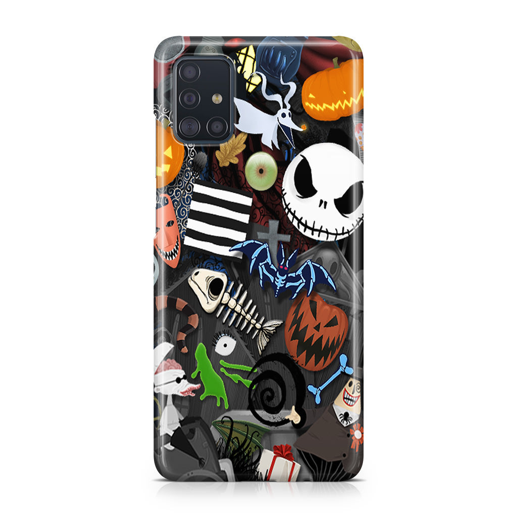 Nightmare Before Chrismast Collage Galaxy A51 / A71 Case