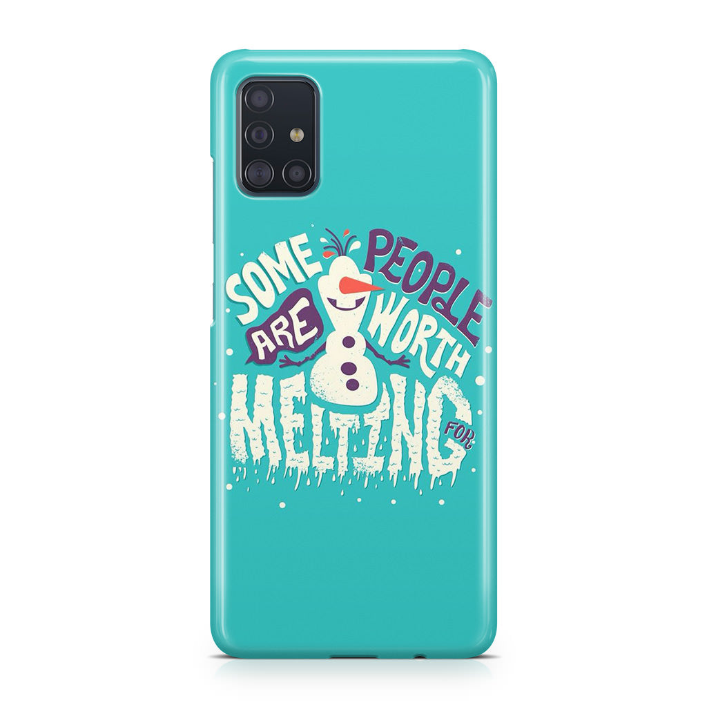 Olaf Frozen Is Melting Galaxy A51 / A71 Case