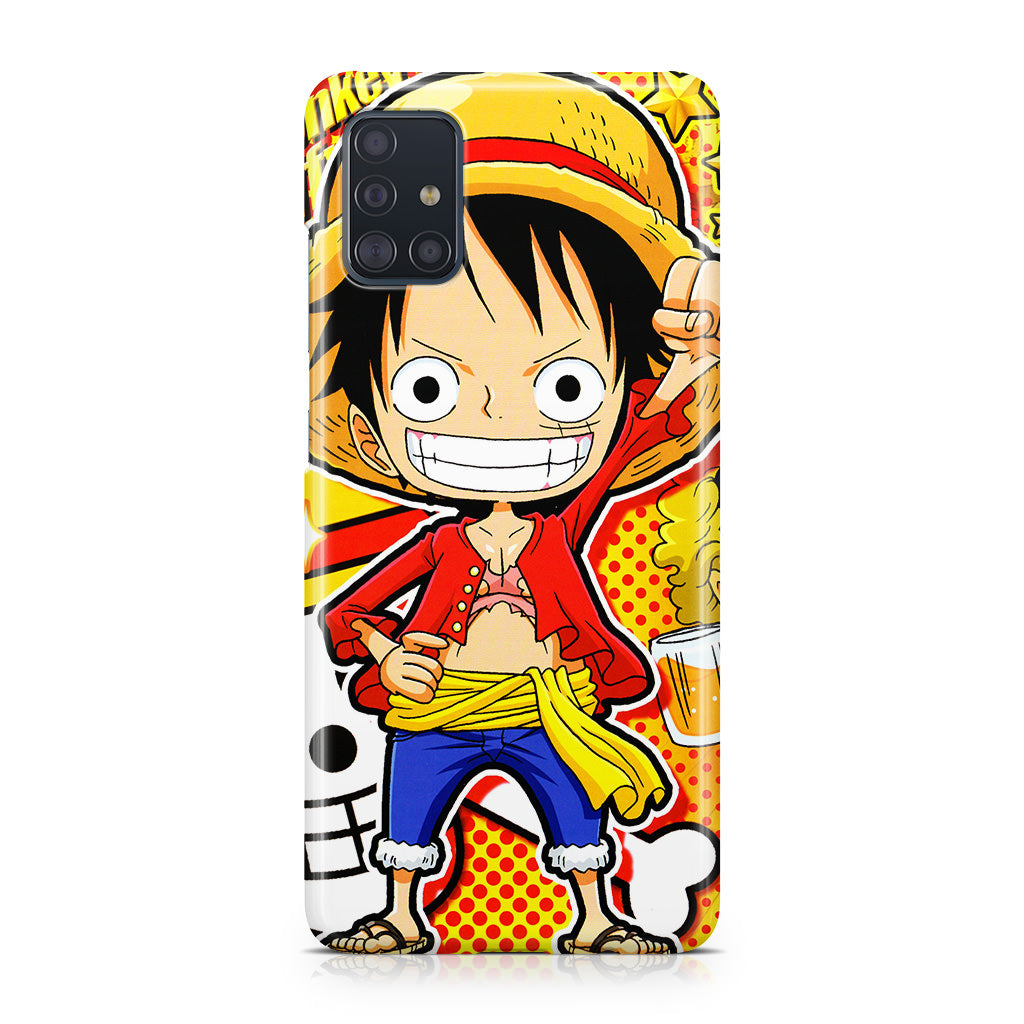 One Piece Cute Luffy Galaxy A51 / A71 Case