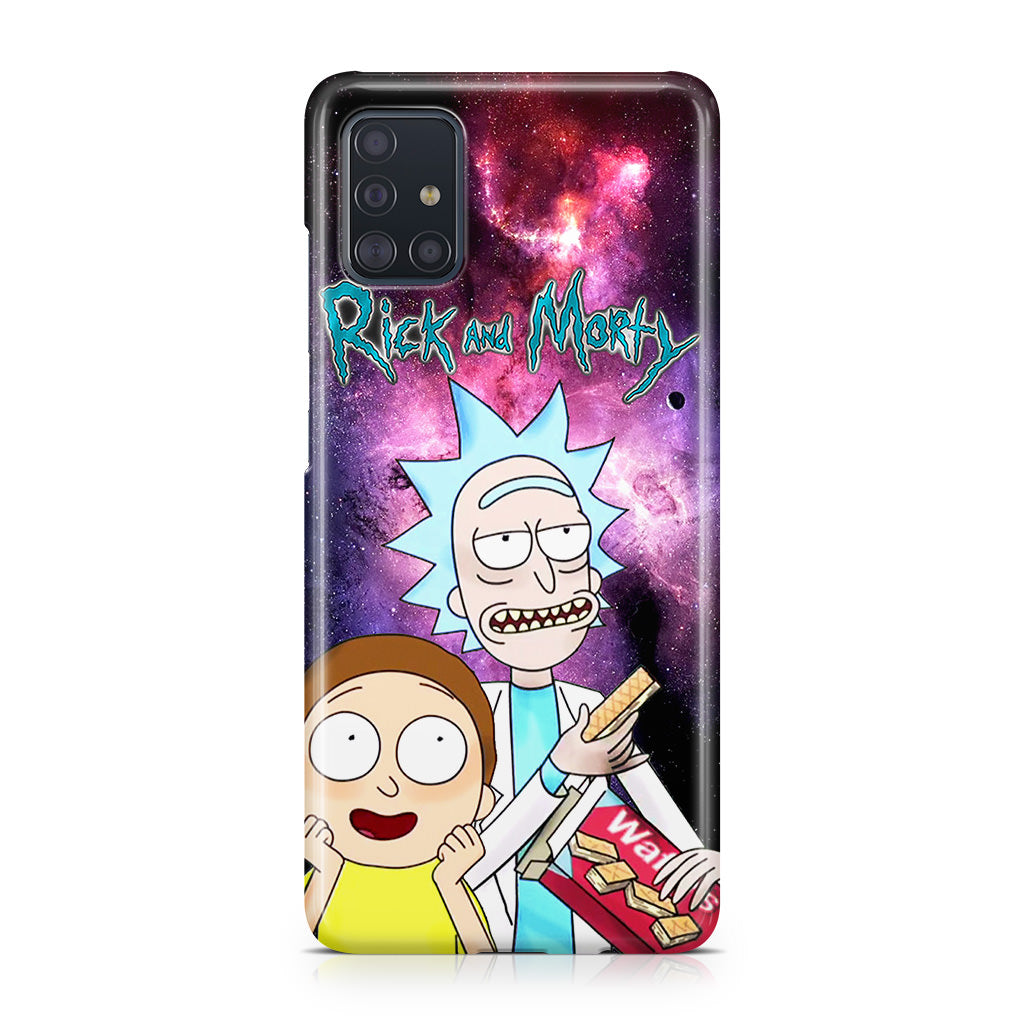 Rick And Morty Nebula Space Galaxy A51 / A71 Case