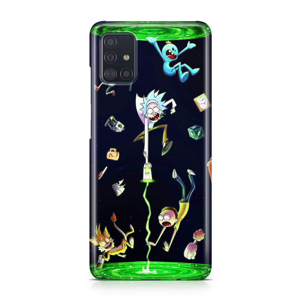 Rick And Morty Portal Fall Galaxy A51 / A71 Case