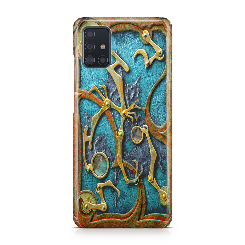 Steampunk Book Cover Galaxy A51 / A71 Case