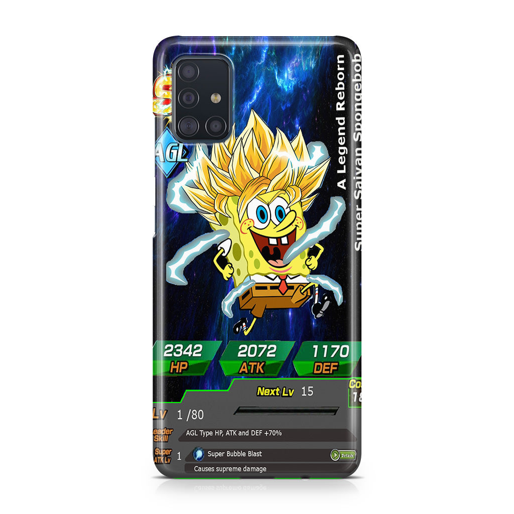 Super Saiyan Spongebob Card Galaxy A51 / A71 Case