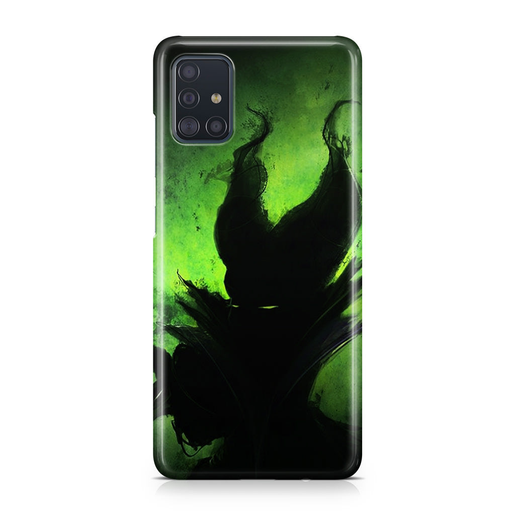 Villains Maleficent Silhouette Galaxy A51 / A71 Case