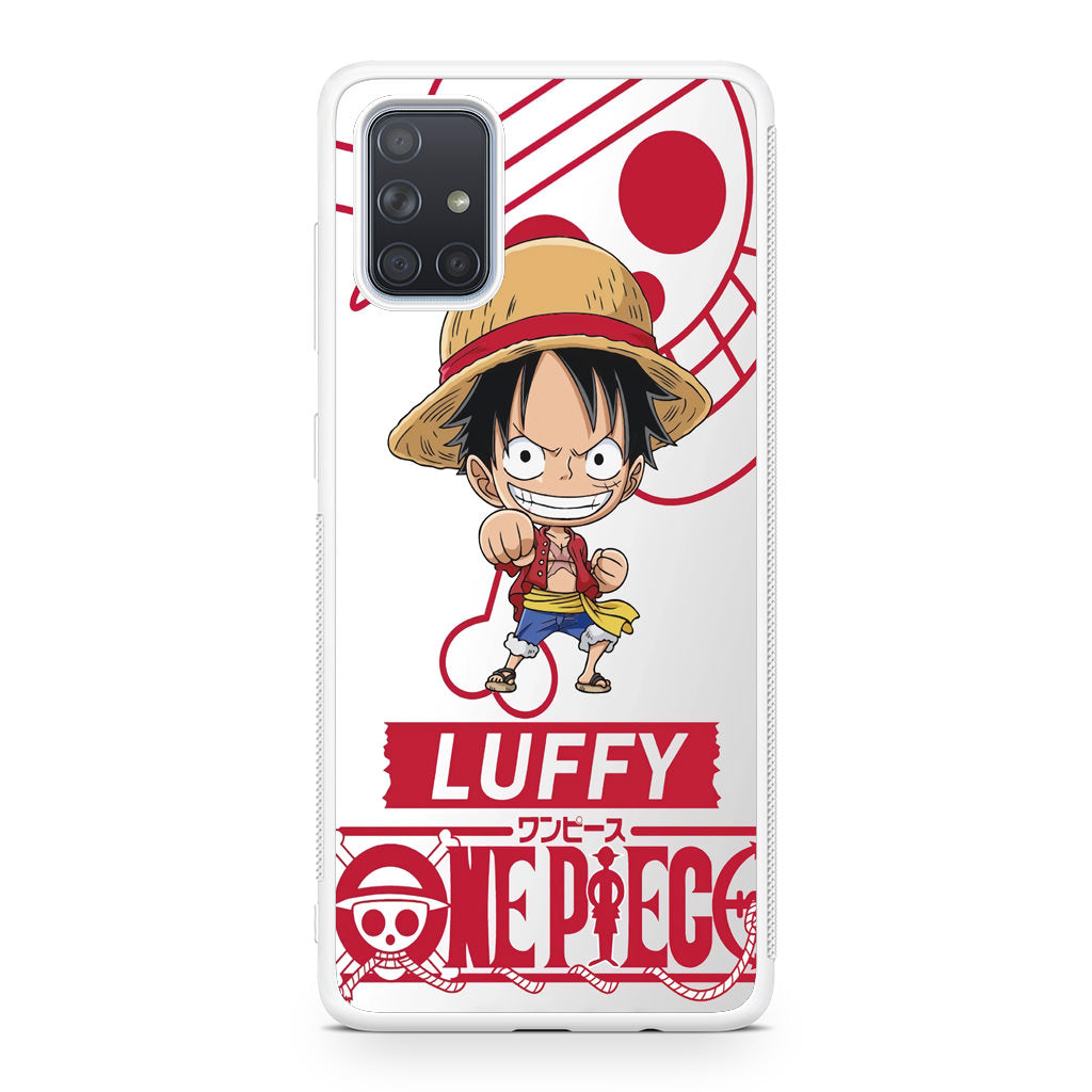 Chibi Luffy Galaxy A51 / A71 Case