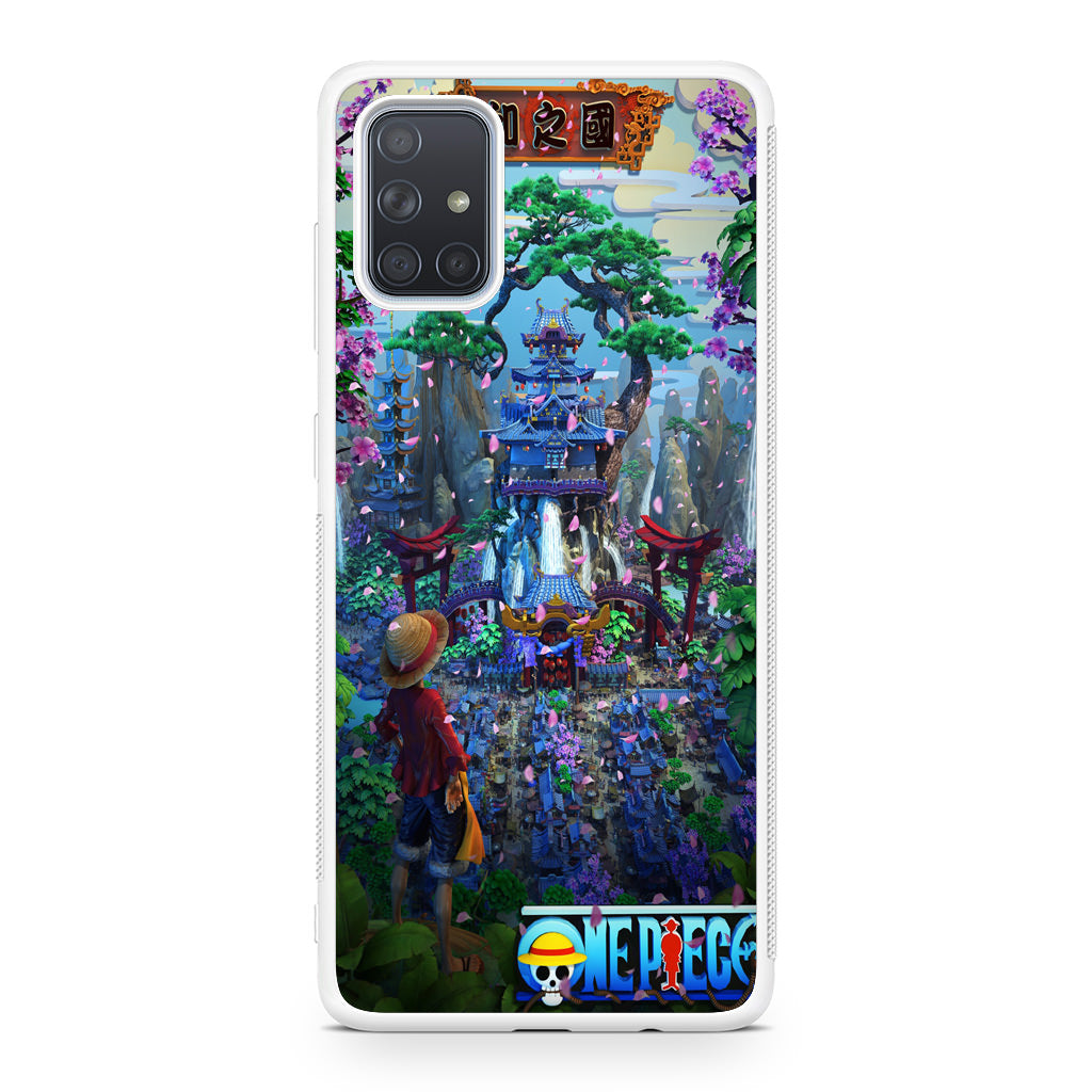 Flower Capital of Wano One Piece Galaxy A51 / A71 Case