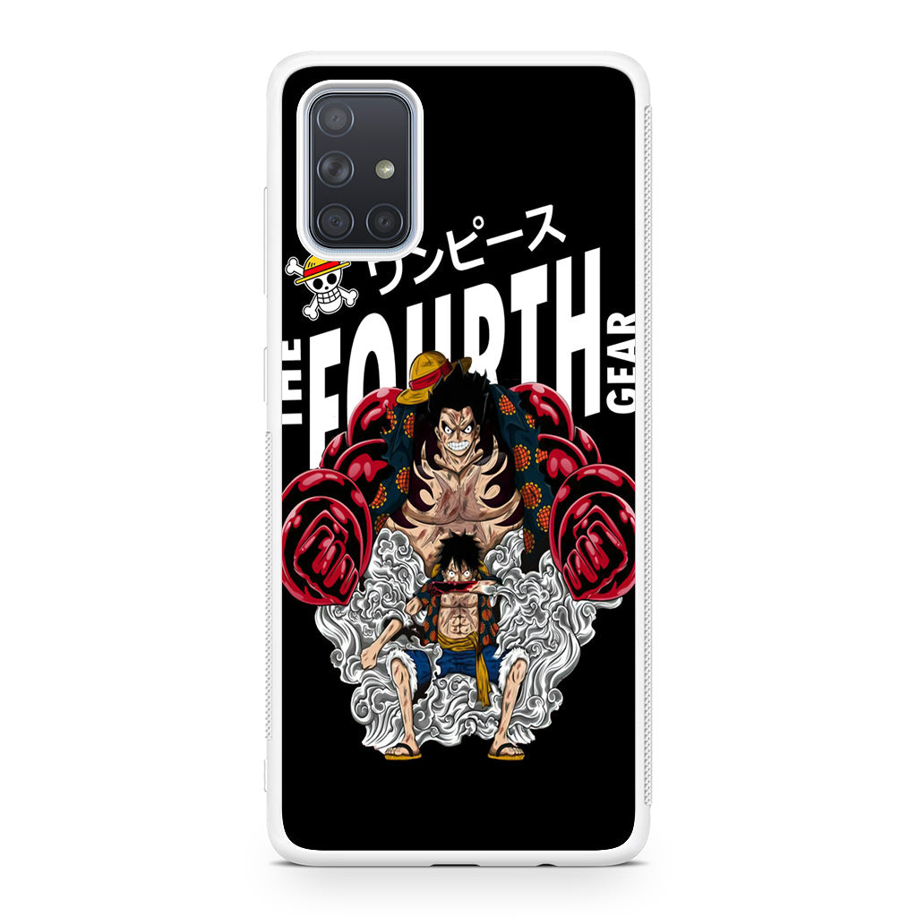 Luffy The Fourth Gear Black Galaxy A51 / A71 Case