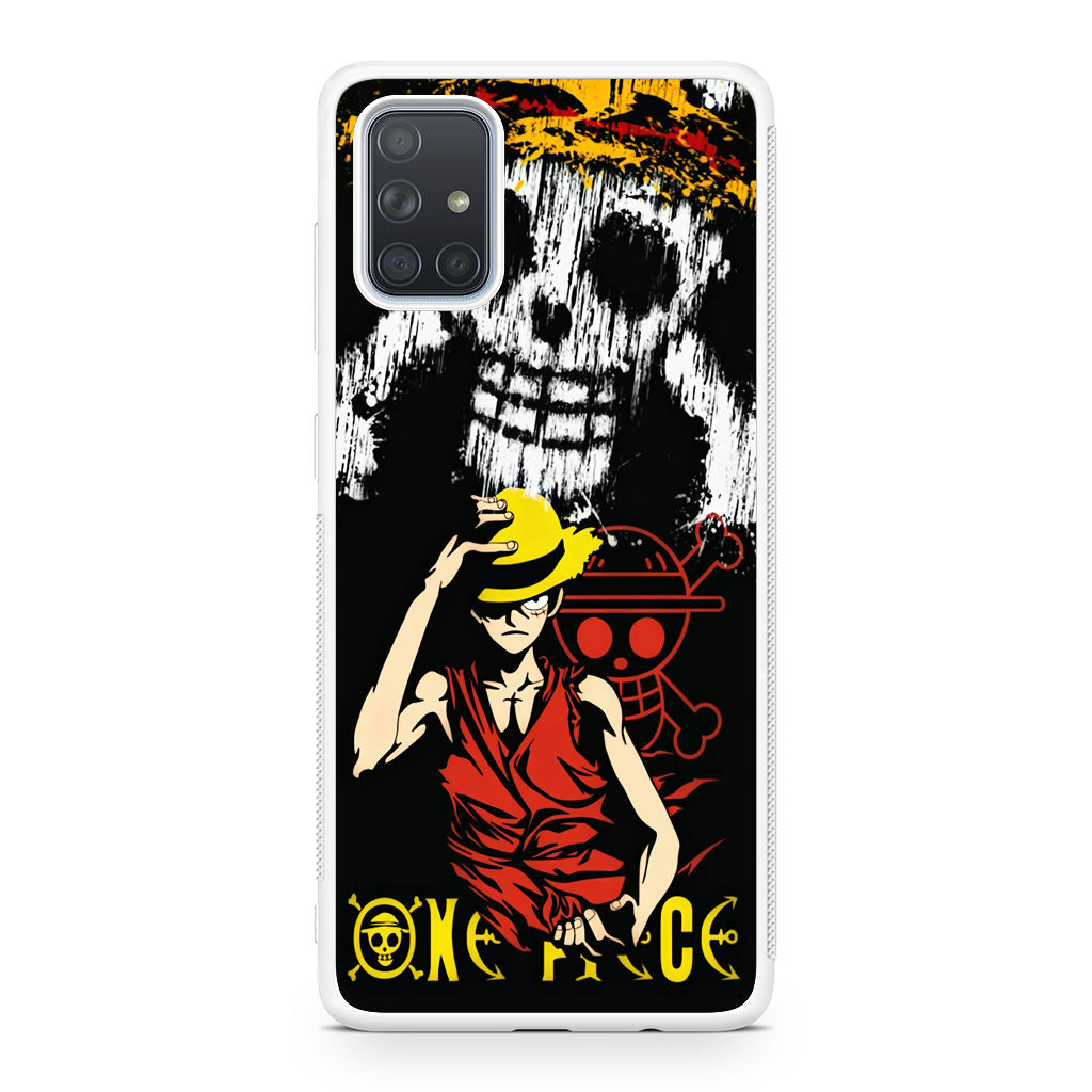Monkey D Luffy Paint Art Galaxy A51 / A71 Case