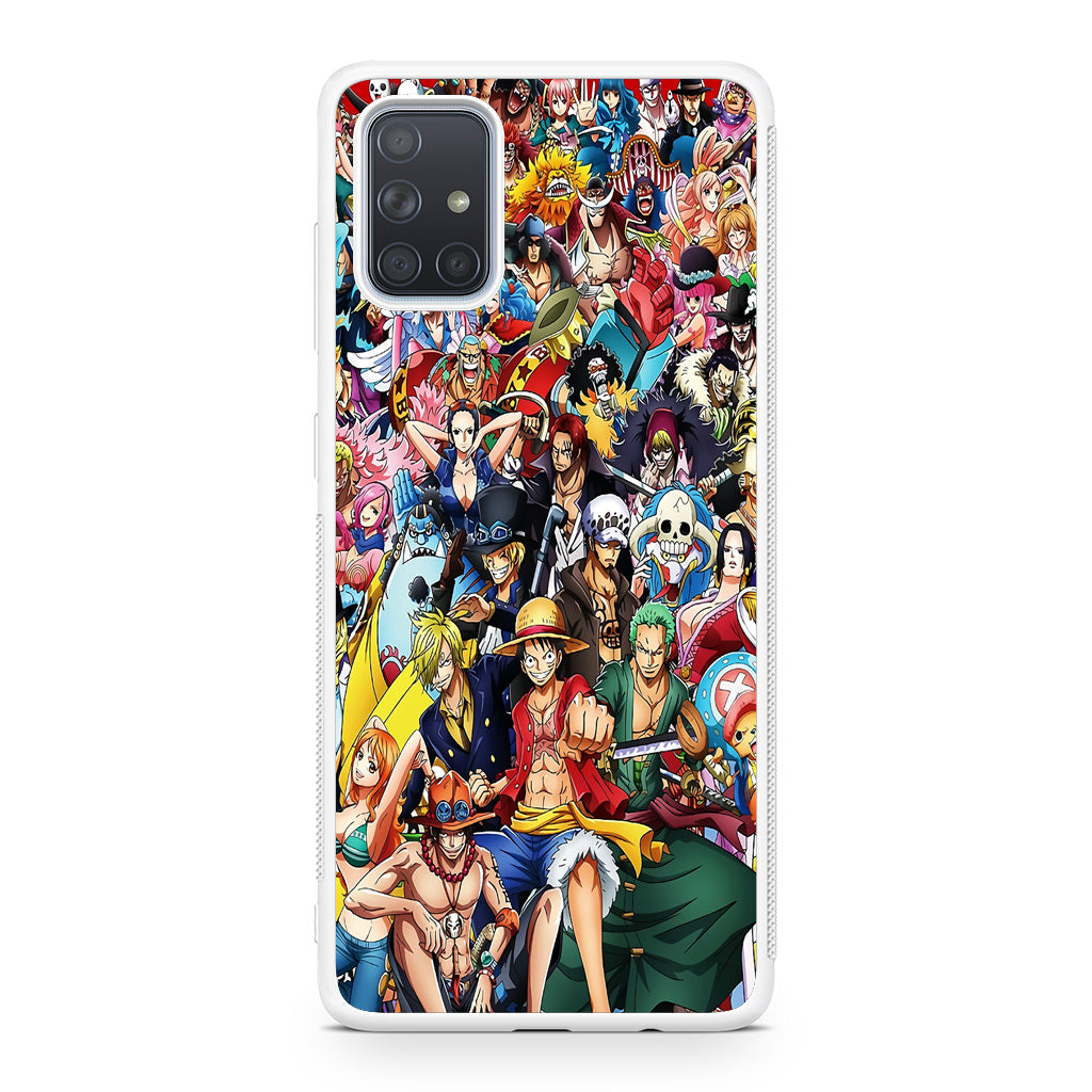 One Piece Characters In New World Galaxy A51 / A71 Case