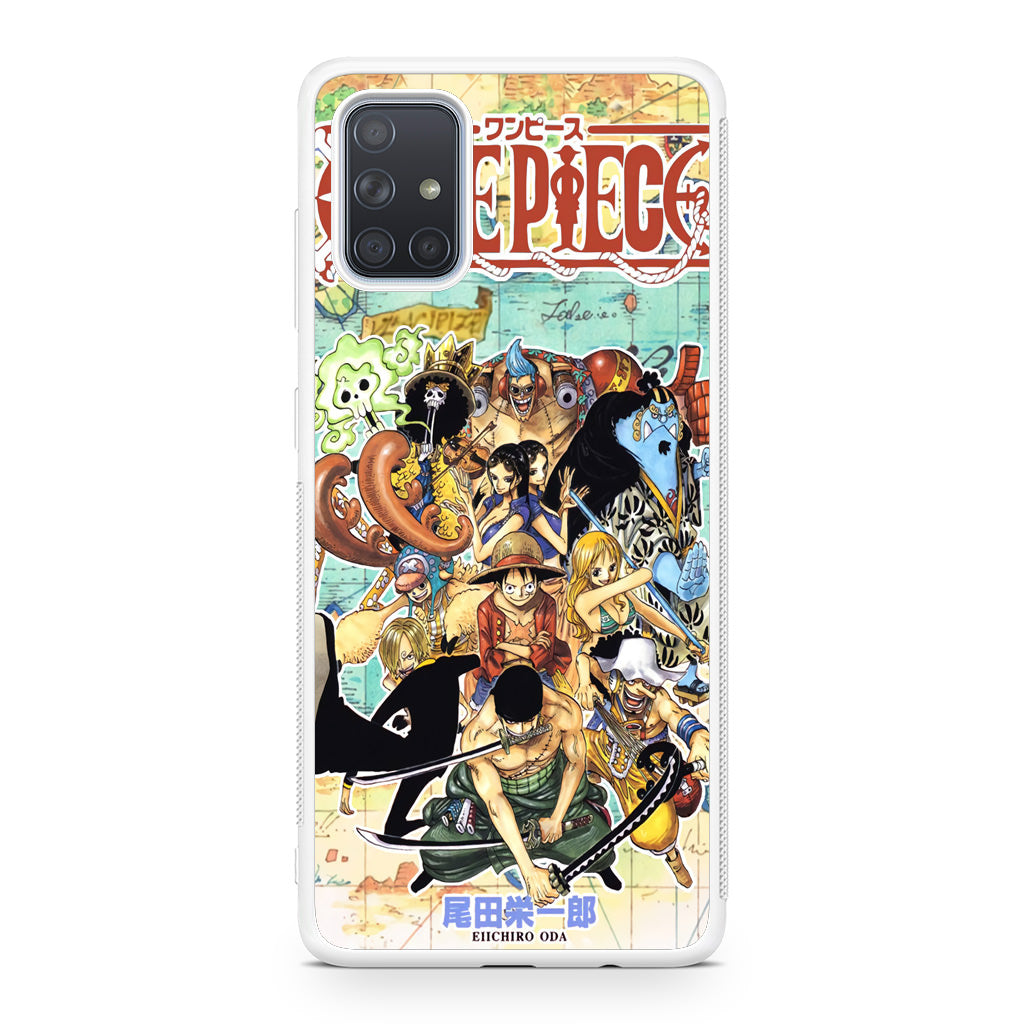 One Piece Comic Straw Hat Pirate Galaxy A51 / A71 Case