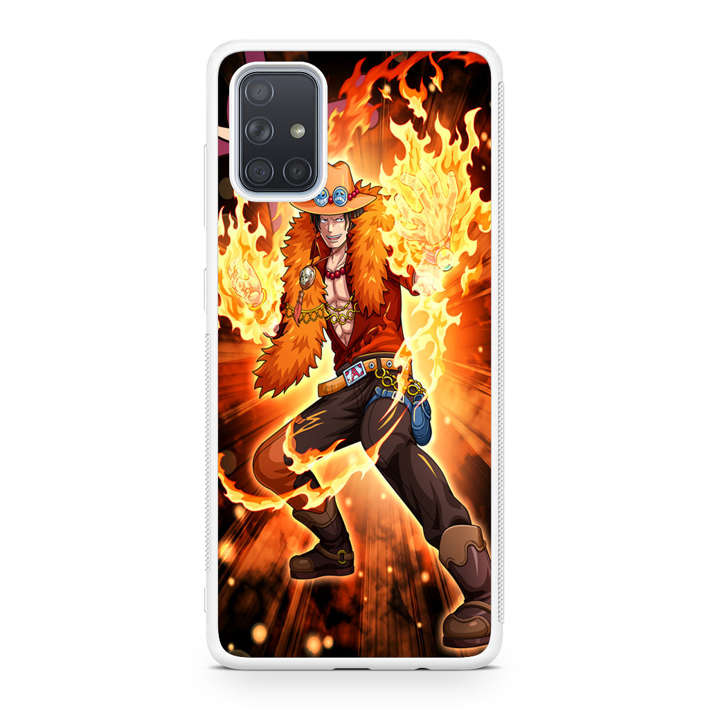 Portgas D Ace Fire Power Galaxy A51 / A71 Case