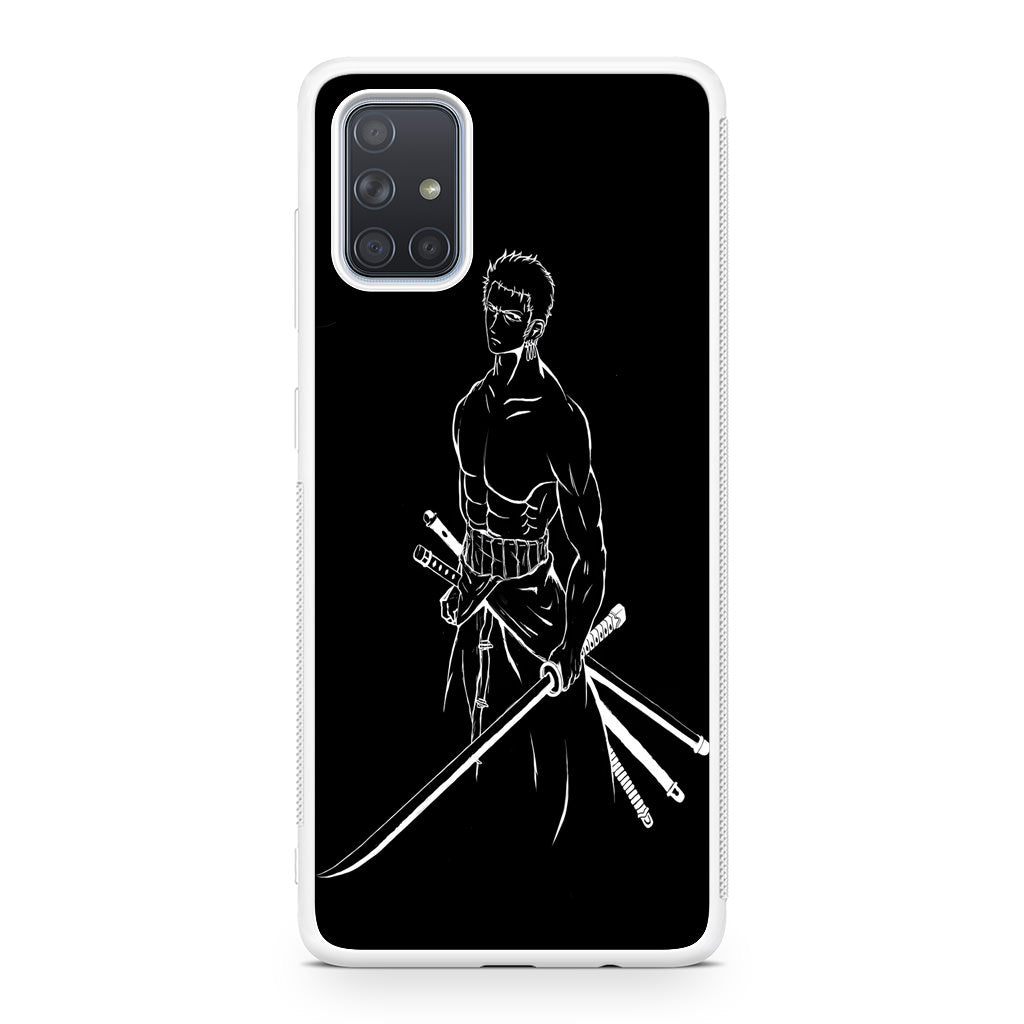 Roronoa Zoro Outlines Galaxy A51 / A71 Case