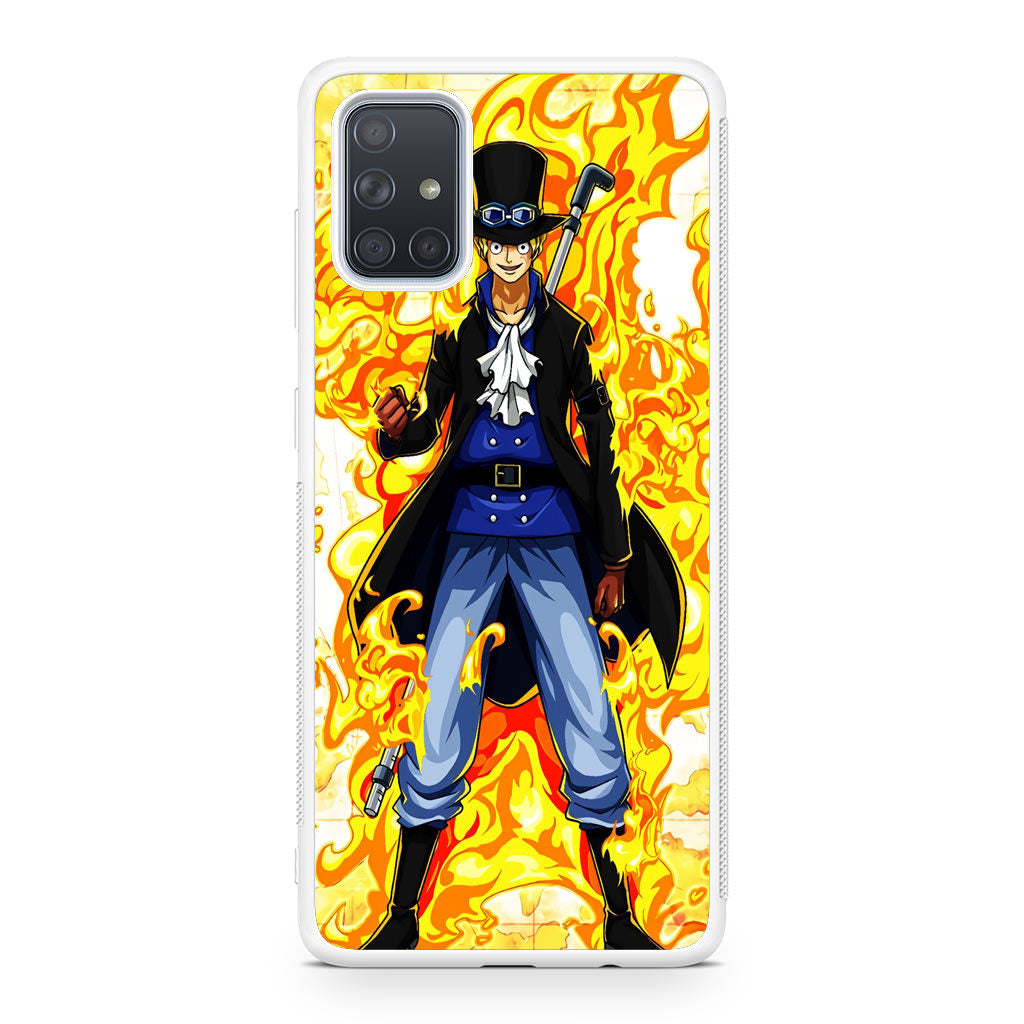 Sabo Mera Mera No Mi Galaxy A51 / A71 Case