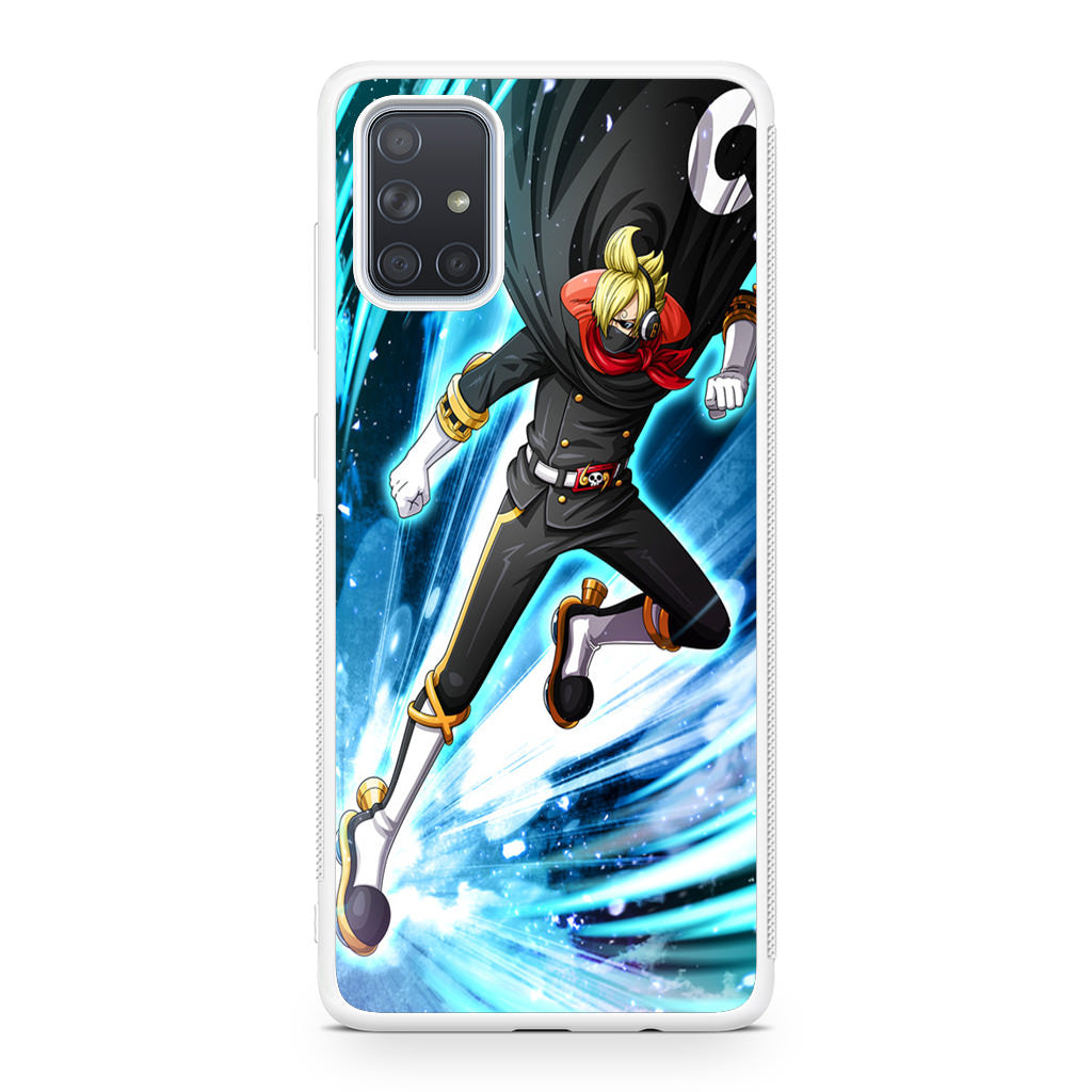 Stealth Black Vinsmoke Sanji Galaxy A51 / A71 Case