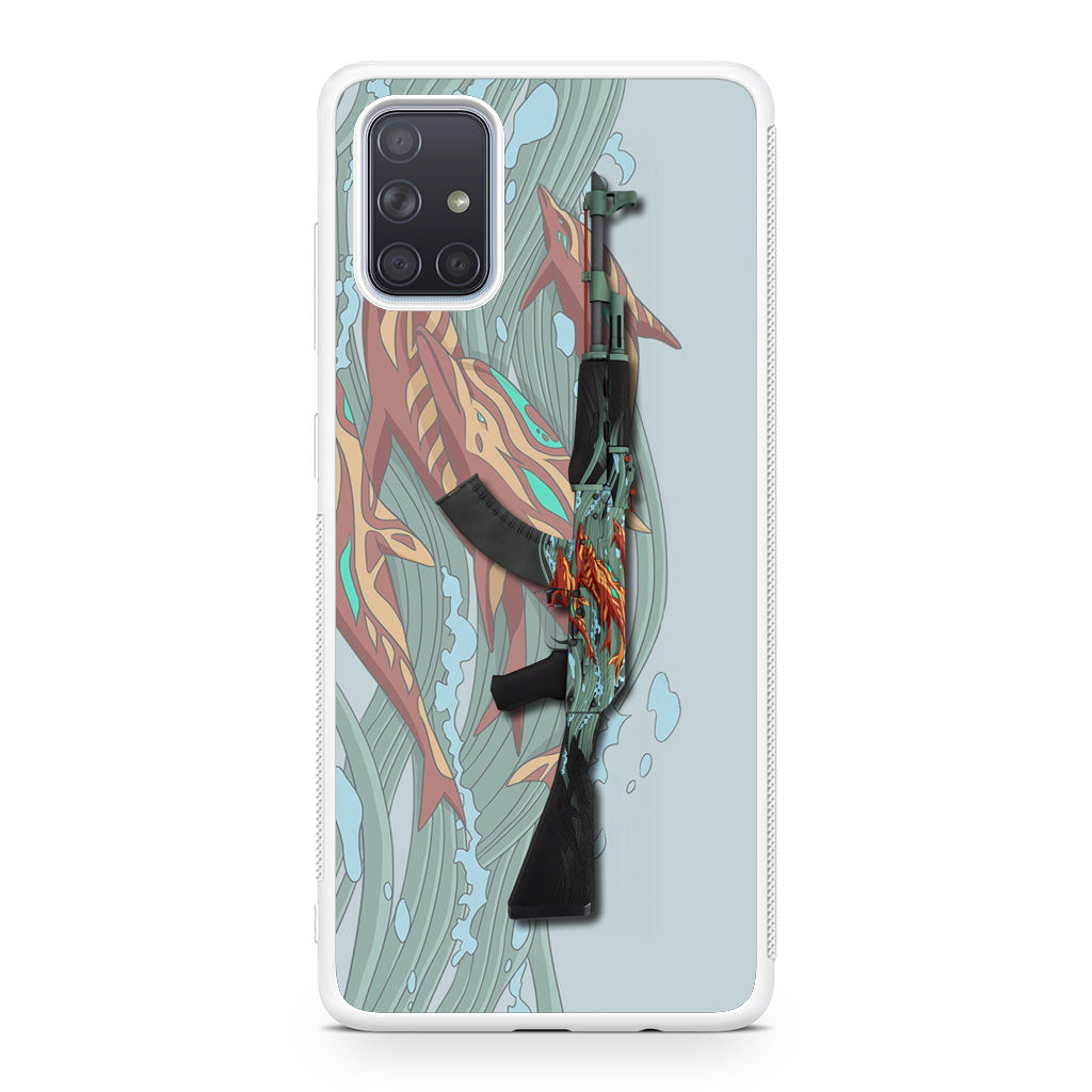 AK-47 Aquamarine Revenge Galaxy A51 / A71 Case