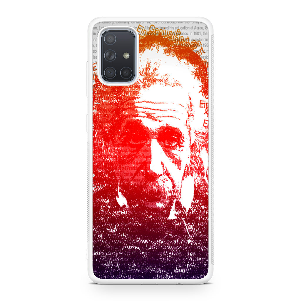 Albert Einstein Art Galaxy A51 / A71 Case