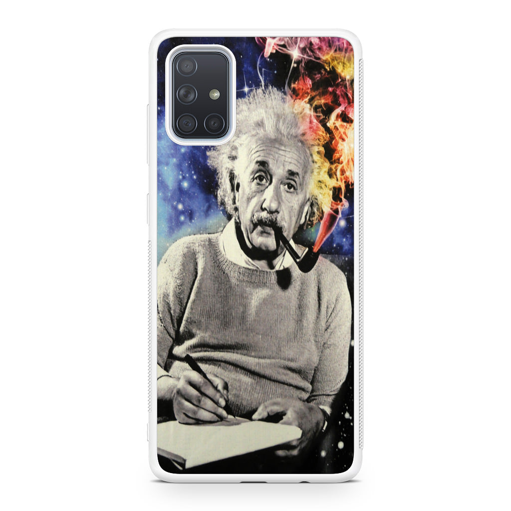 Albert Einstein Smoking Galaxy A51 / A71 Case
