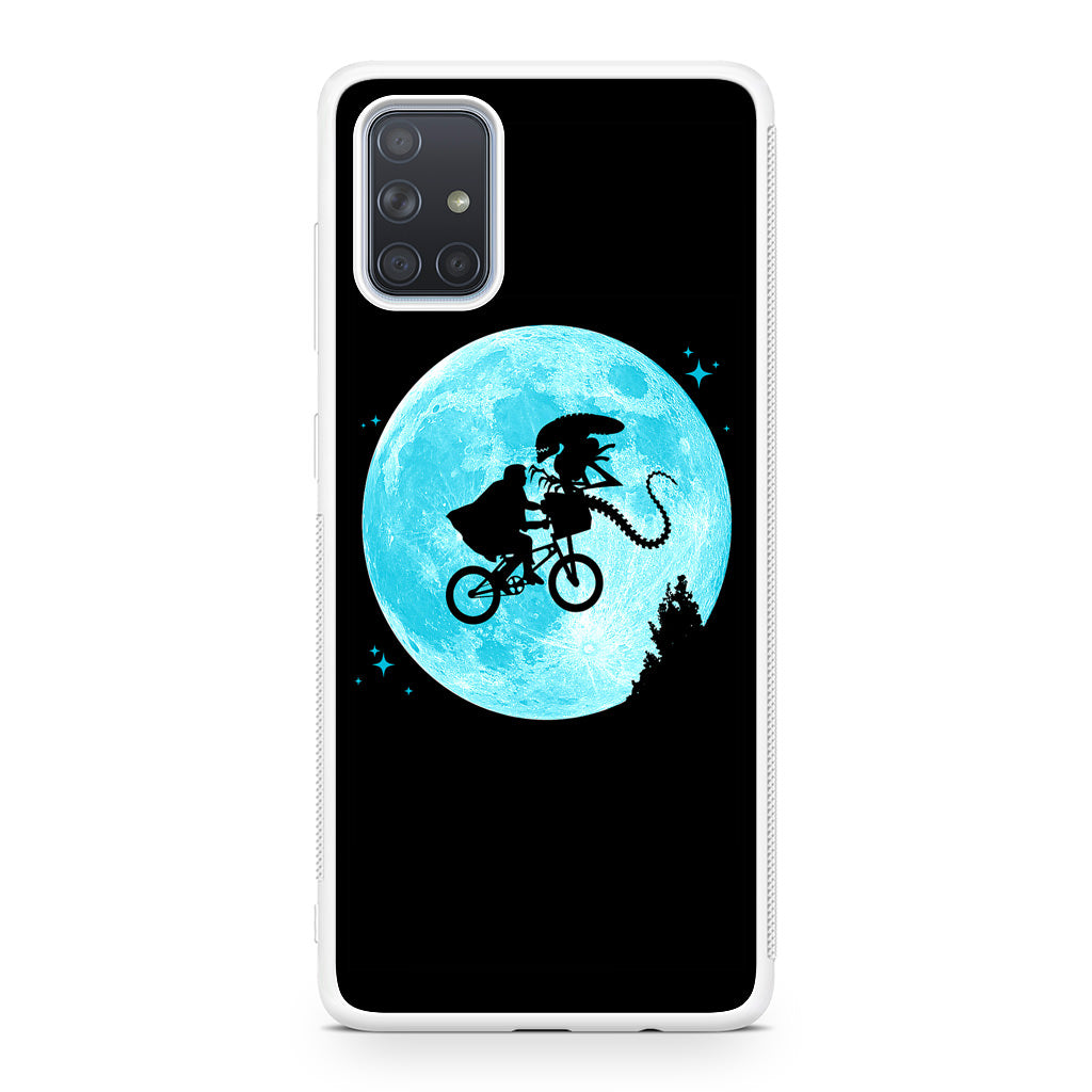 Alien Bike to the Moon Galaxy A51 / A71 Case