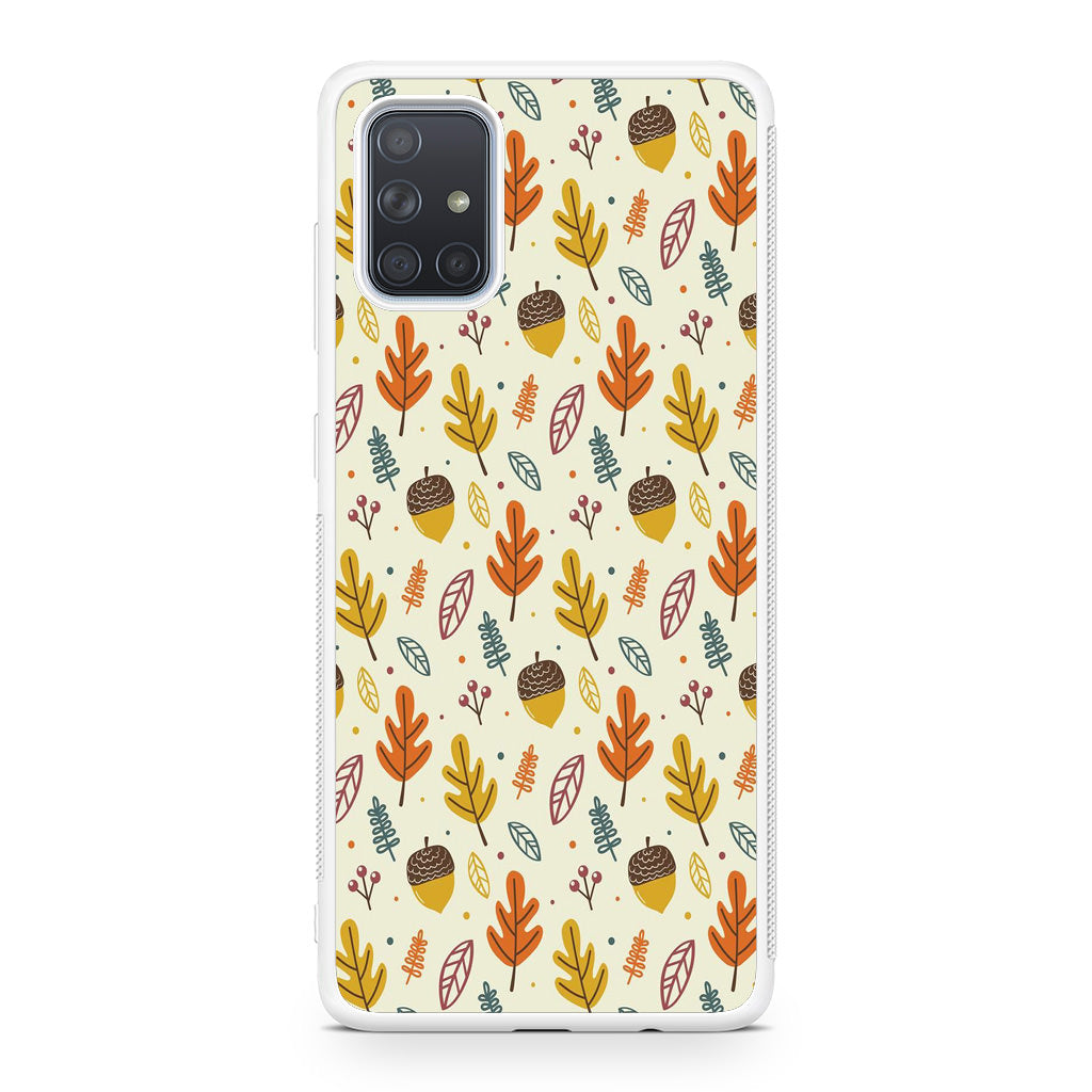 Autumn Things Pattern Galaxy A51 / A71 Case