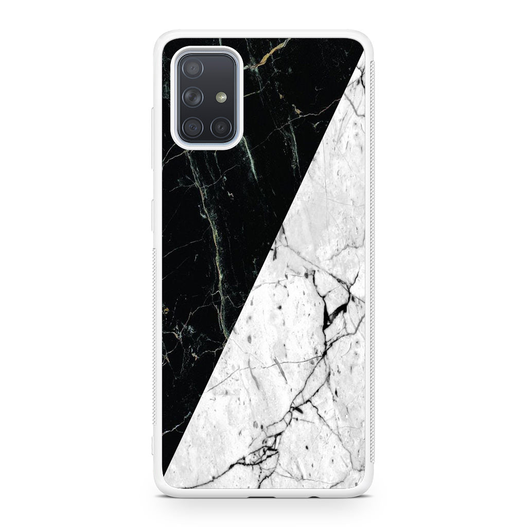 B&W Marble Galaxy A51 / A71 Case