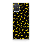 Bananas Fruit Pattern Black Galaxy A51 / A71 Case