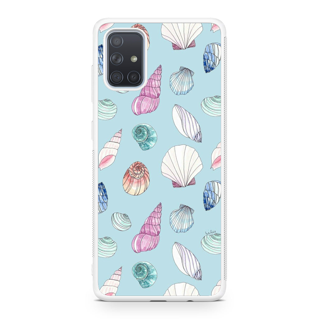 Beach Shells Pattern Galaxy A51 / A71 Case