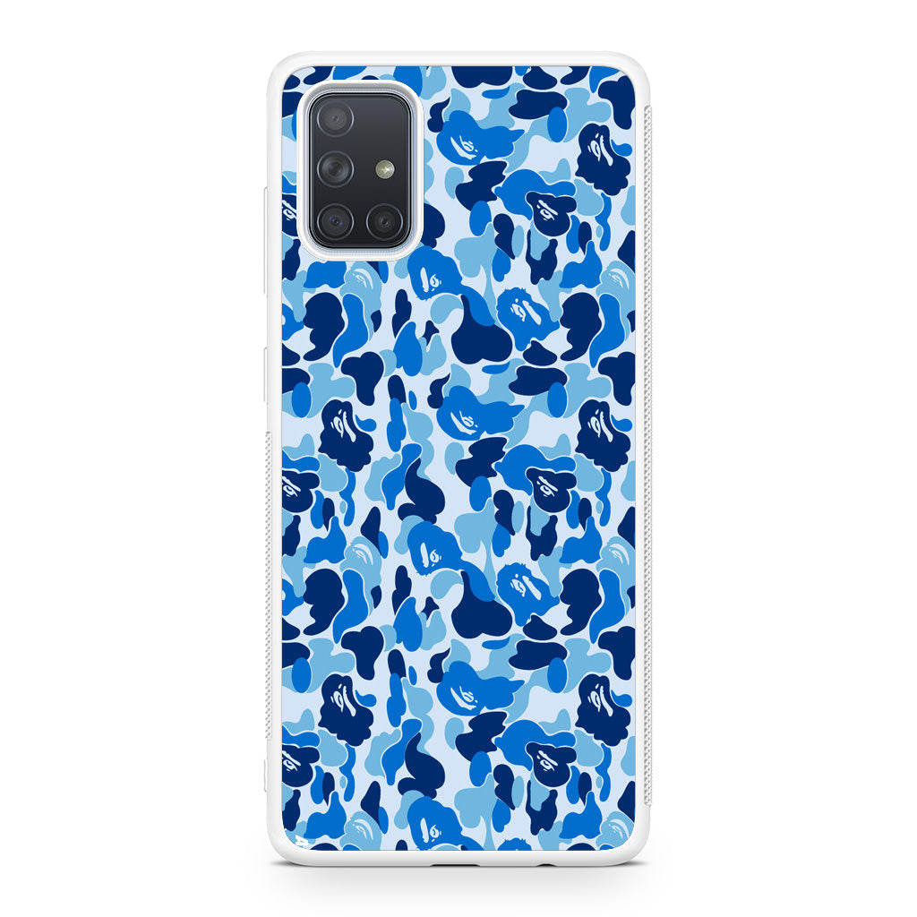 Blue Camo Galaxy A51 / A71 Case